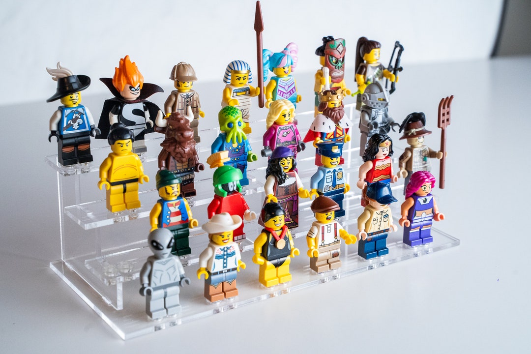 Minifigure Display Stand - Holds 26 Figures - Etsy