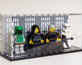 Minifigure Display Case Space Themed Holds Figures