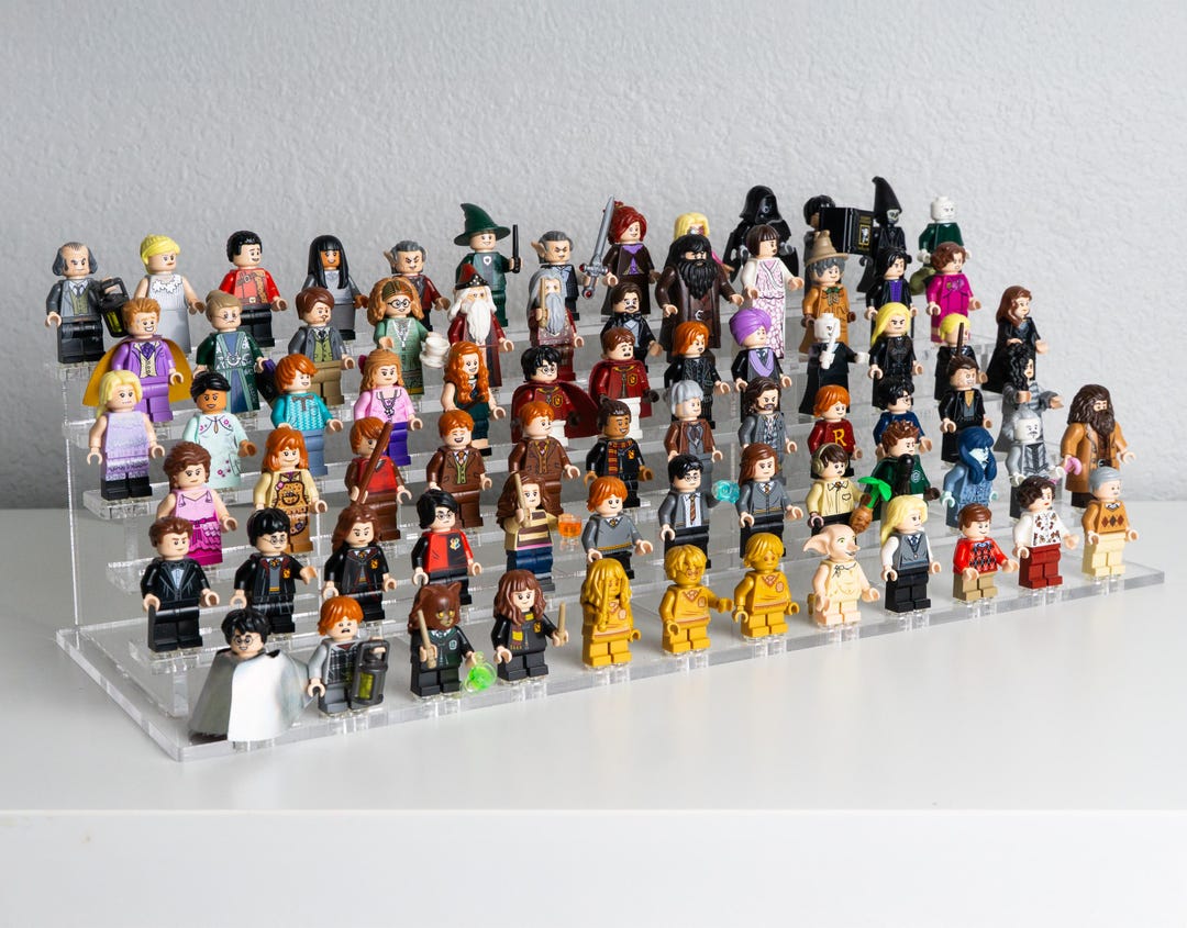 75 Minifigure Display Extra Large Stand - Clear - Etsy