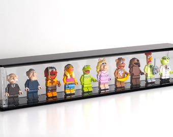 Minifigure Display Case - holds 10 minifigures