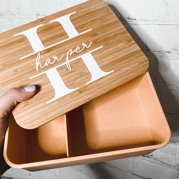 Wooden Bento Box Etsy