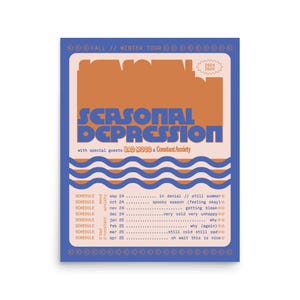 seasonal depression print