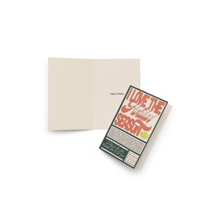 carte de vœux - rouge/vert