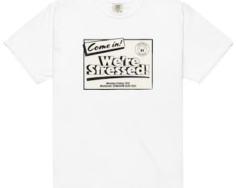 Wir sind gestresst T-Shirt - schwarz/creme