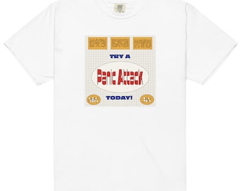 panic attack t-shirt (yellow/red)