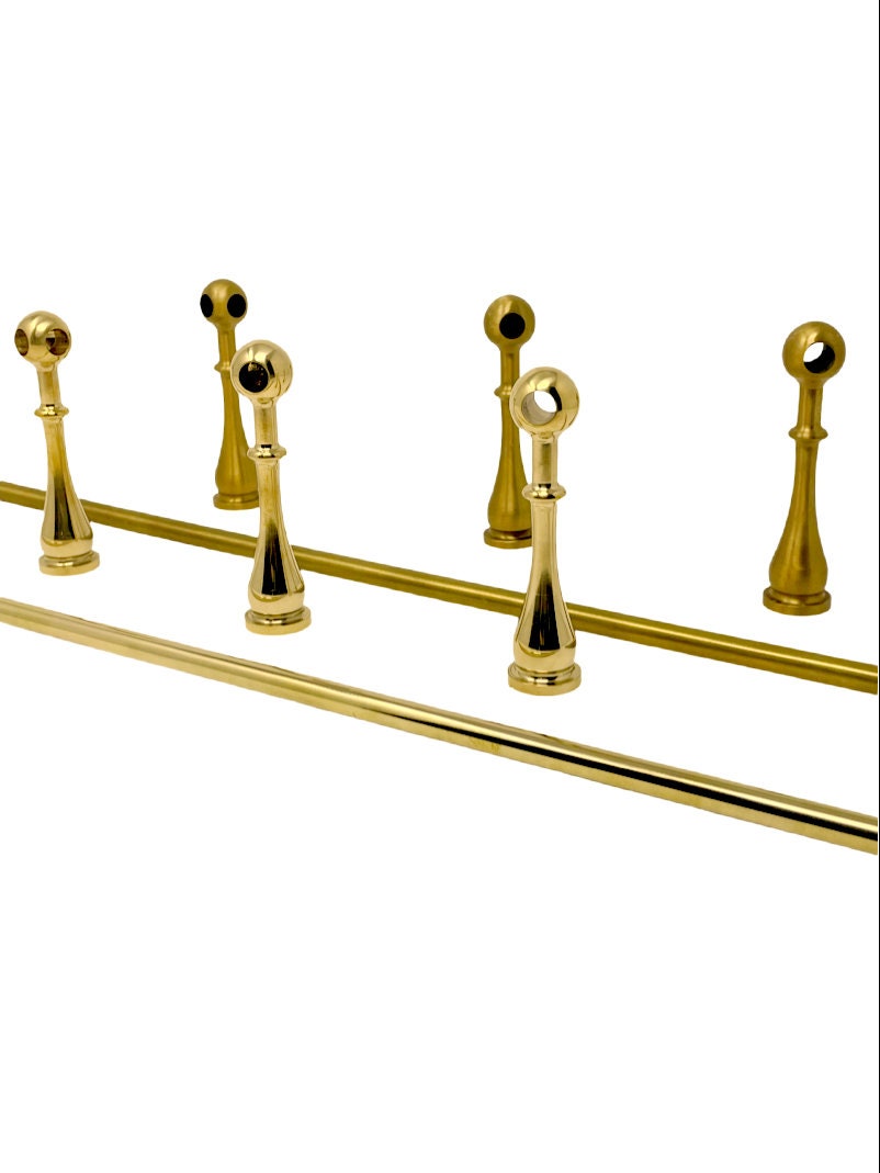 Brass Shelf Rail tipping Rail/gallery Rail Expand and Read item Details  Section Below for Instructions on How to Order 