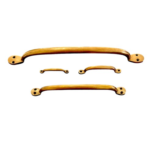 Burnished Unlacquered Brass Pull Etsy