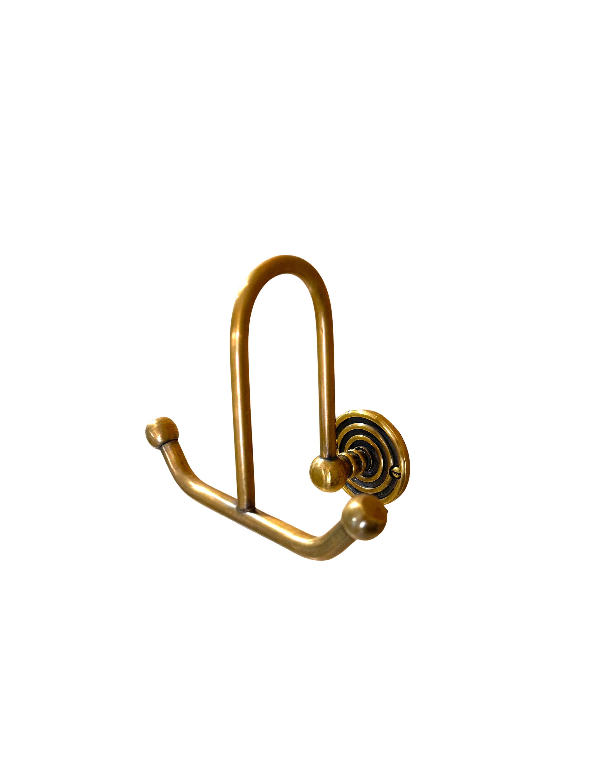 HRLBrass Double Hook - Vintage Brass