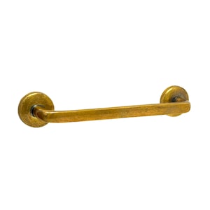 High Rock Cabinet Handle - Vintage Unlacquered Brass