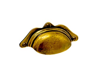 Atlas Bin Pull - Vintage Brass