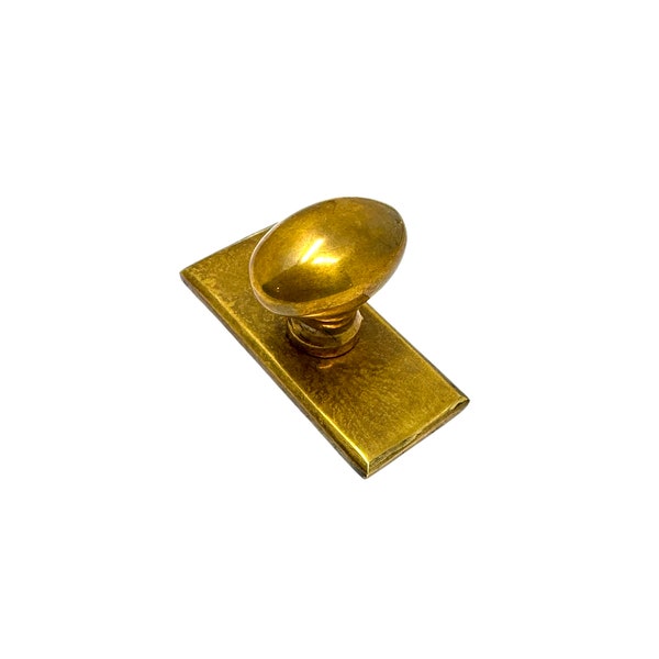 HRLBrass Oval Knob - Vintage