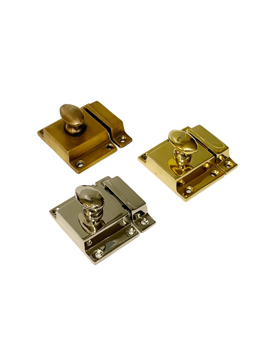 Unlacquered Brass Latch Etsy