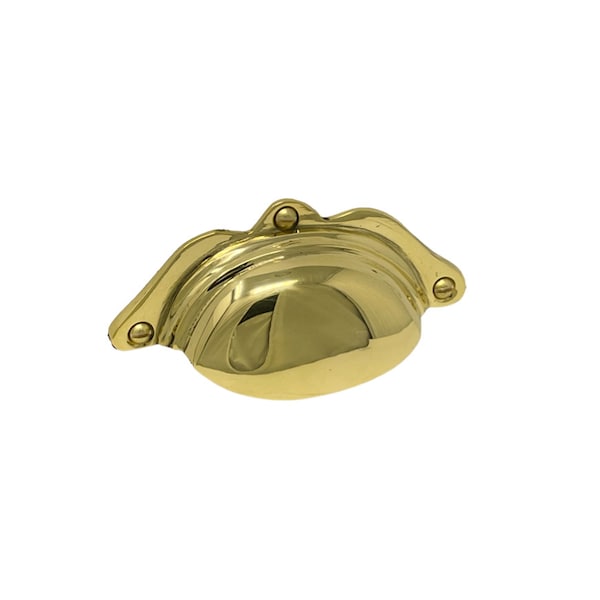 Atlas Bin Pull - Polished Unlacquered Brass