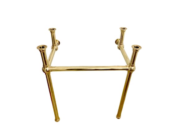 Unlacquered Brass Console Vanity -  Canada