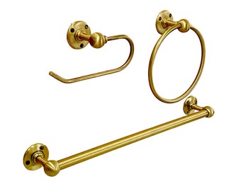 Burnished Unlacquered Brass Bath Hardware – hrlbrass