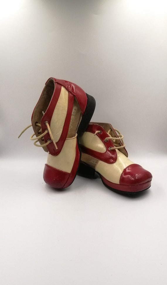 Antique Kid Shoes, Estimatedly 1960-1970s, Made In