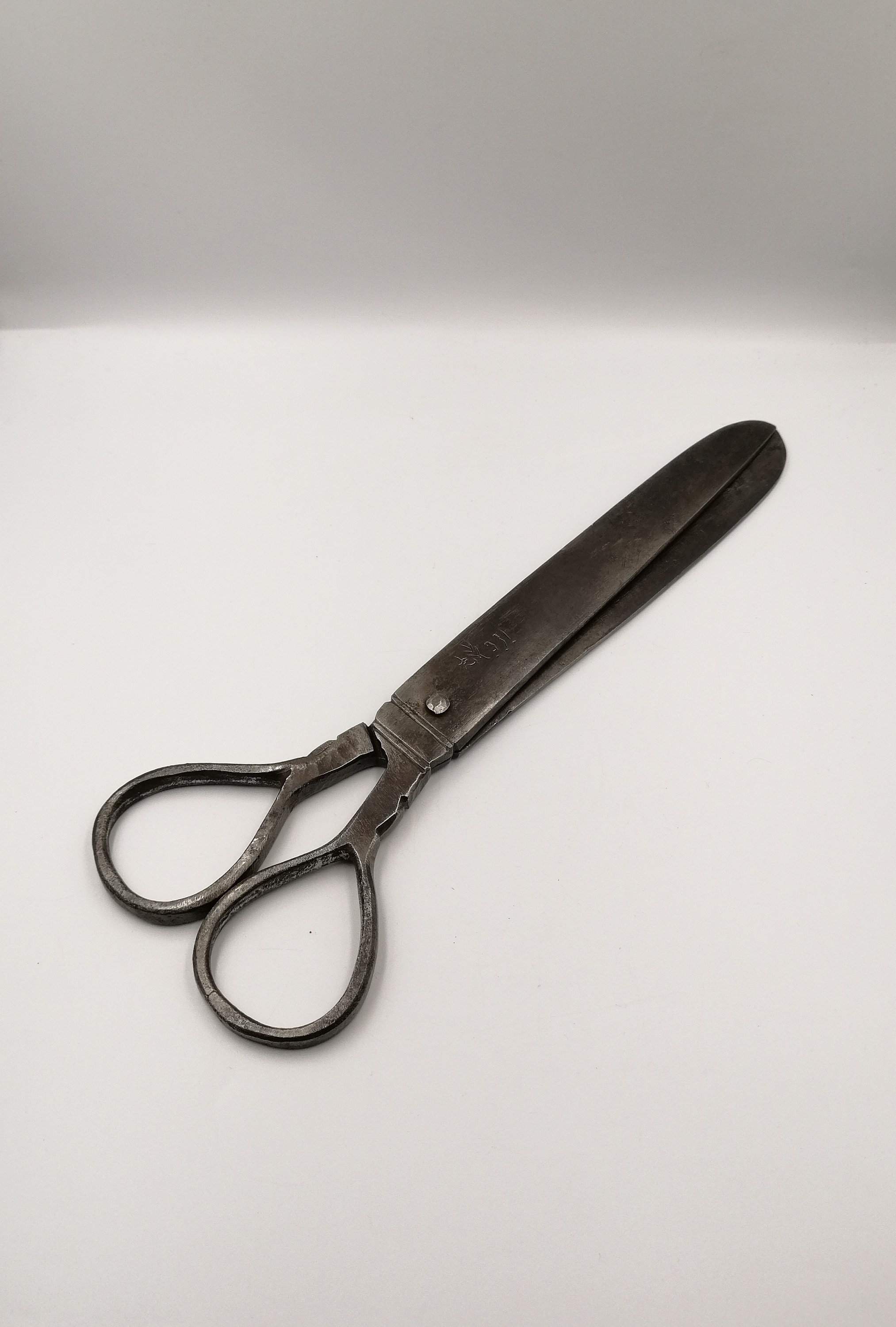 Vintage Hair Salon, Barber Scissors, Shears, S.R. Droescher Arrow Brand,  20th Century, Germany Steel, Patina 