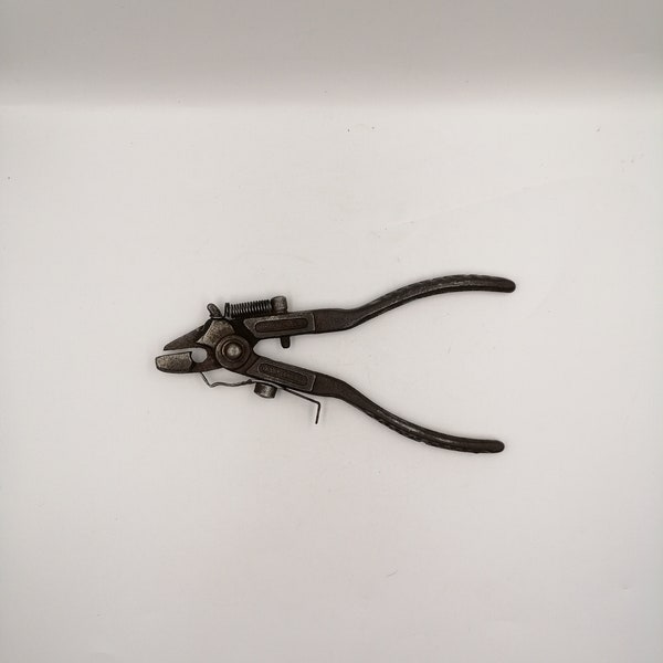 Antique Sawtooth Setting Pliers, Estimatedly 1940-1950s, Pliers, Made In Germany, Gedore, Used, Good Patina, Useable, Active German Tool