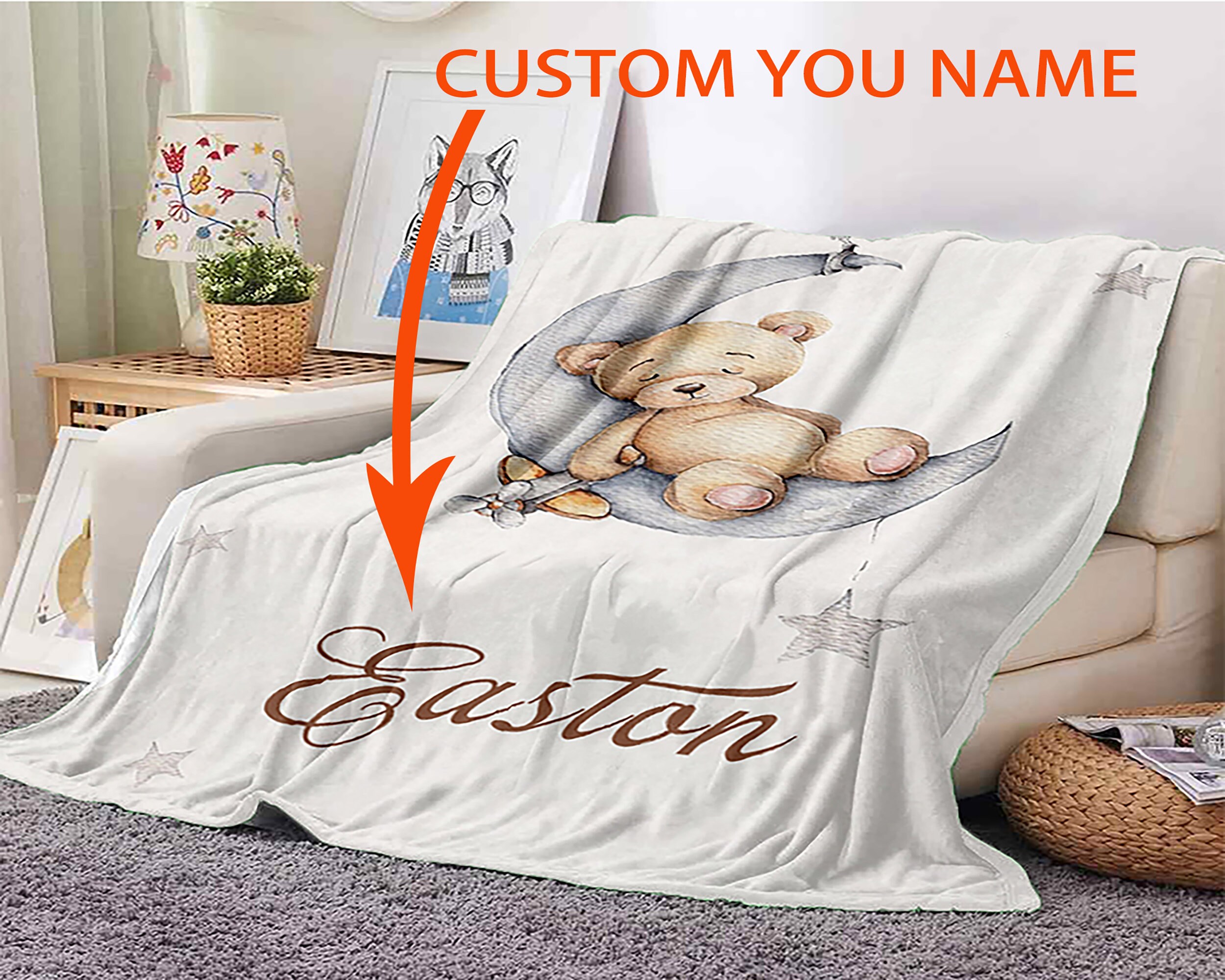 Fleece Blanket Personalised Childrens Blankets Fleece Blankets