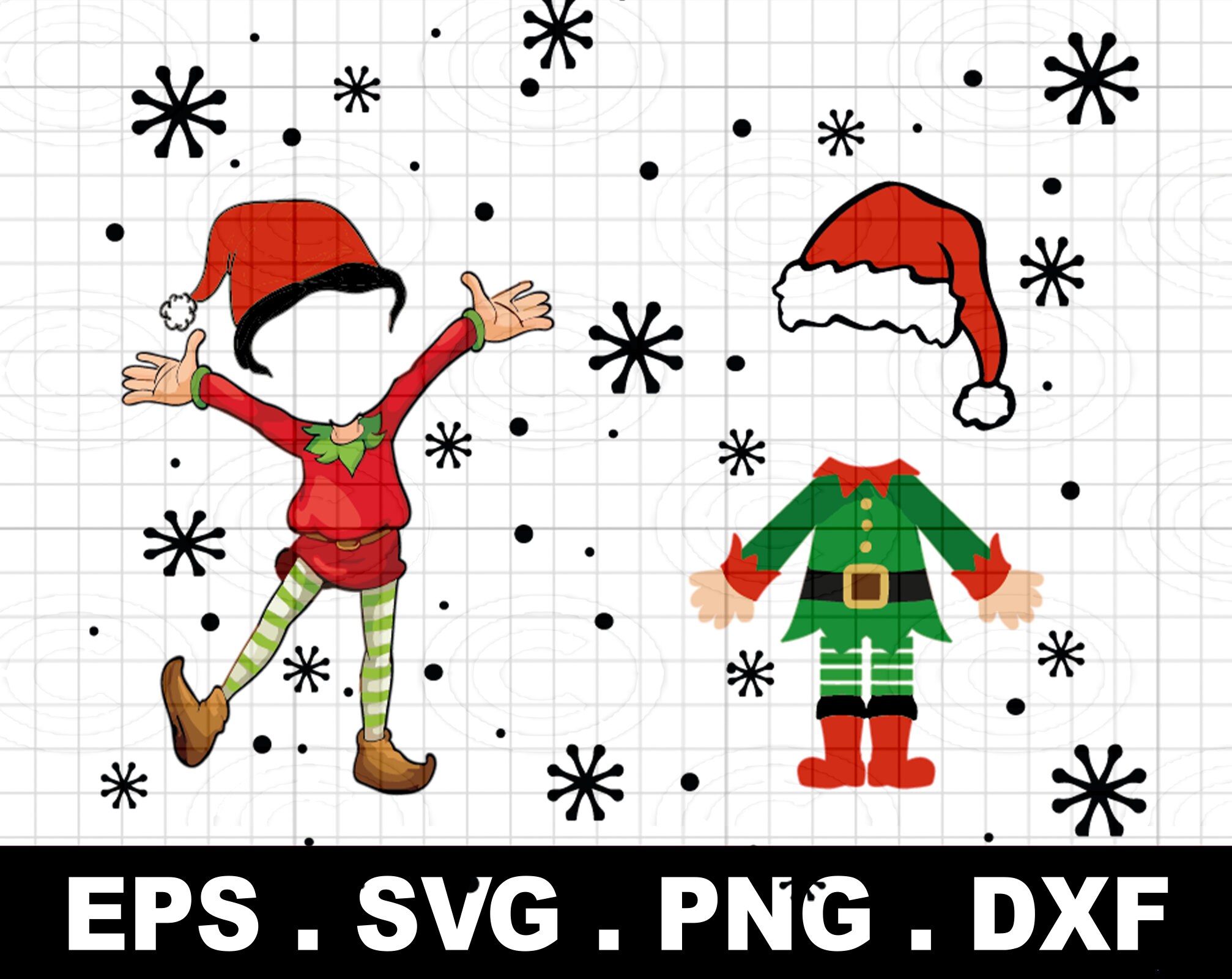 Elf Face Blank Add Your Photo, Christmas Elf Digital File, Surveillance ...