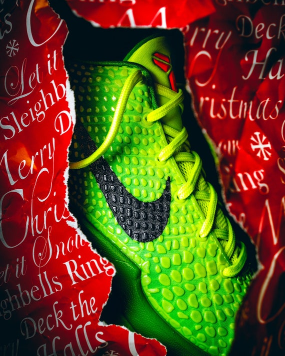 Nike Kobe Bryant Protro 6 Grinch 8x10 High Quality Physical - Etsy