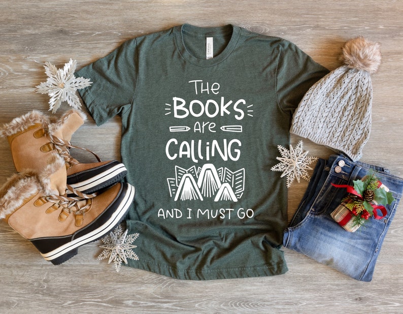 Books Are Calling And I Must Go Shirt image 1