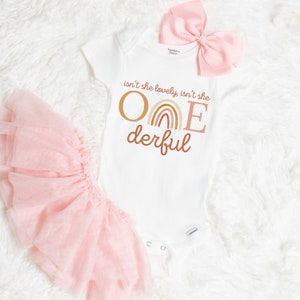 Isn't She Onederful First Birthday Party Baby Girl - SVG | PNG digital download