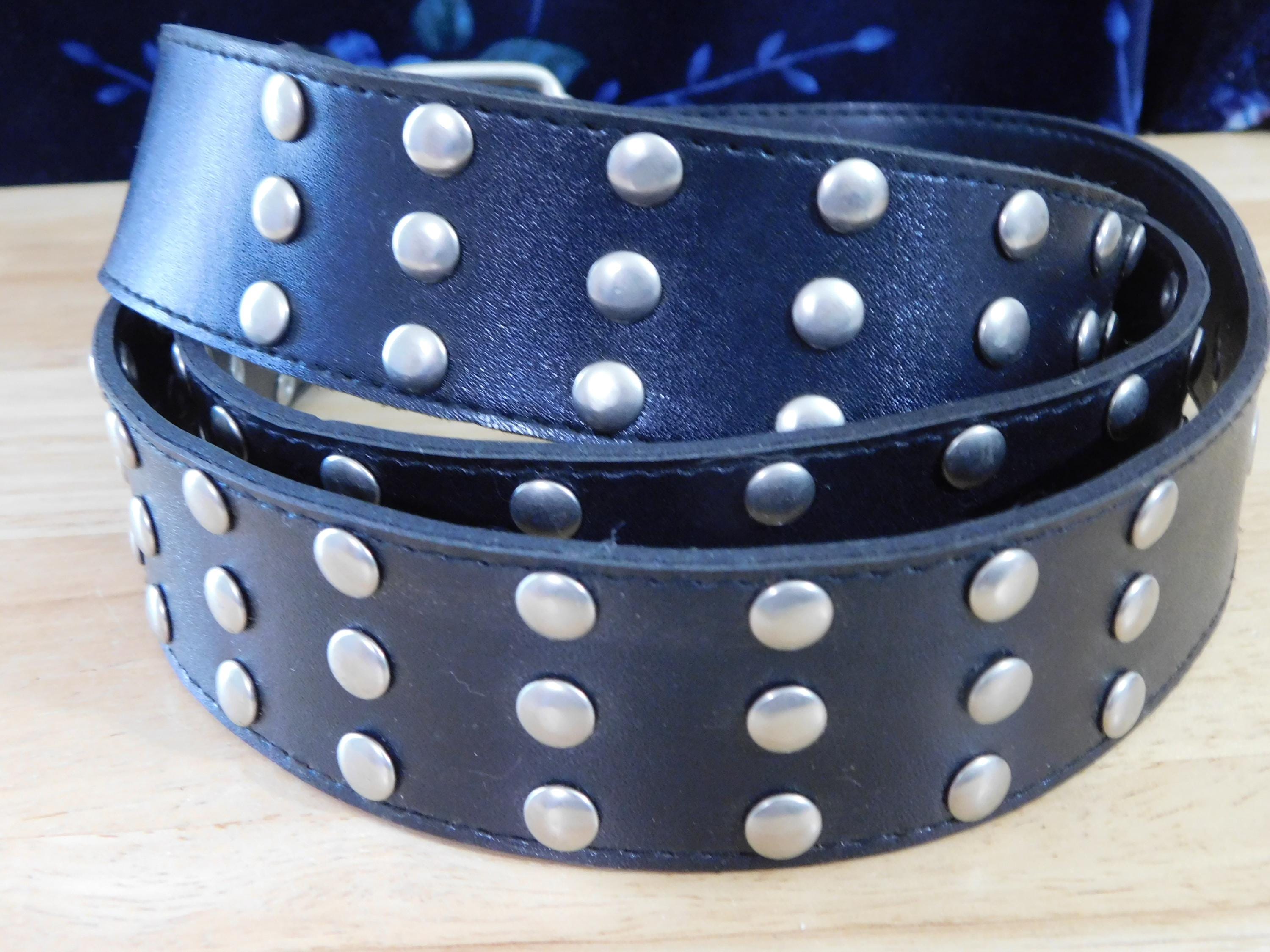 Vintage Y2K Studded Belt, 2XL 3XL Plus Size 46