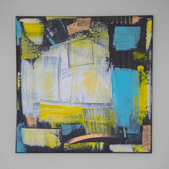 Original Acrylic Picture on Canvas With Stretcher Frame Etsy