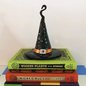 Disco Witch Hat | Funky Halloween Decor | Spooky Paperweight | October Gift