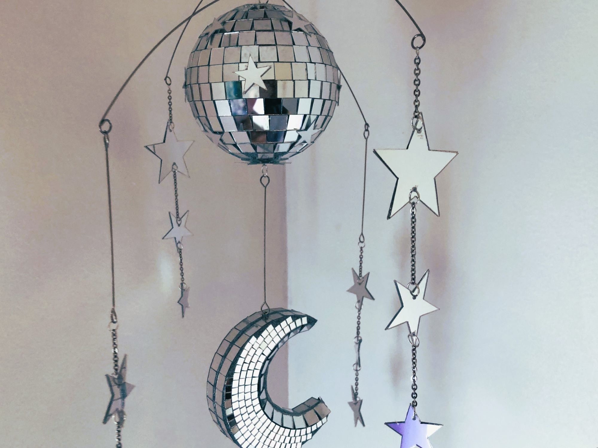 Society6 ケース Moon and stars by Inmyfantasia Whimsical Celestial Moon and Stars Poster - 1990s Inspired