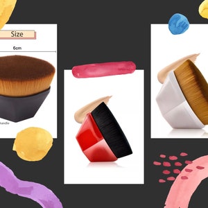 Foundation Pinsel Viral Brush Makeup Pinsel Kabuki Pinsel Makeup Pinsel-Vegan mit Etui
