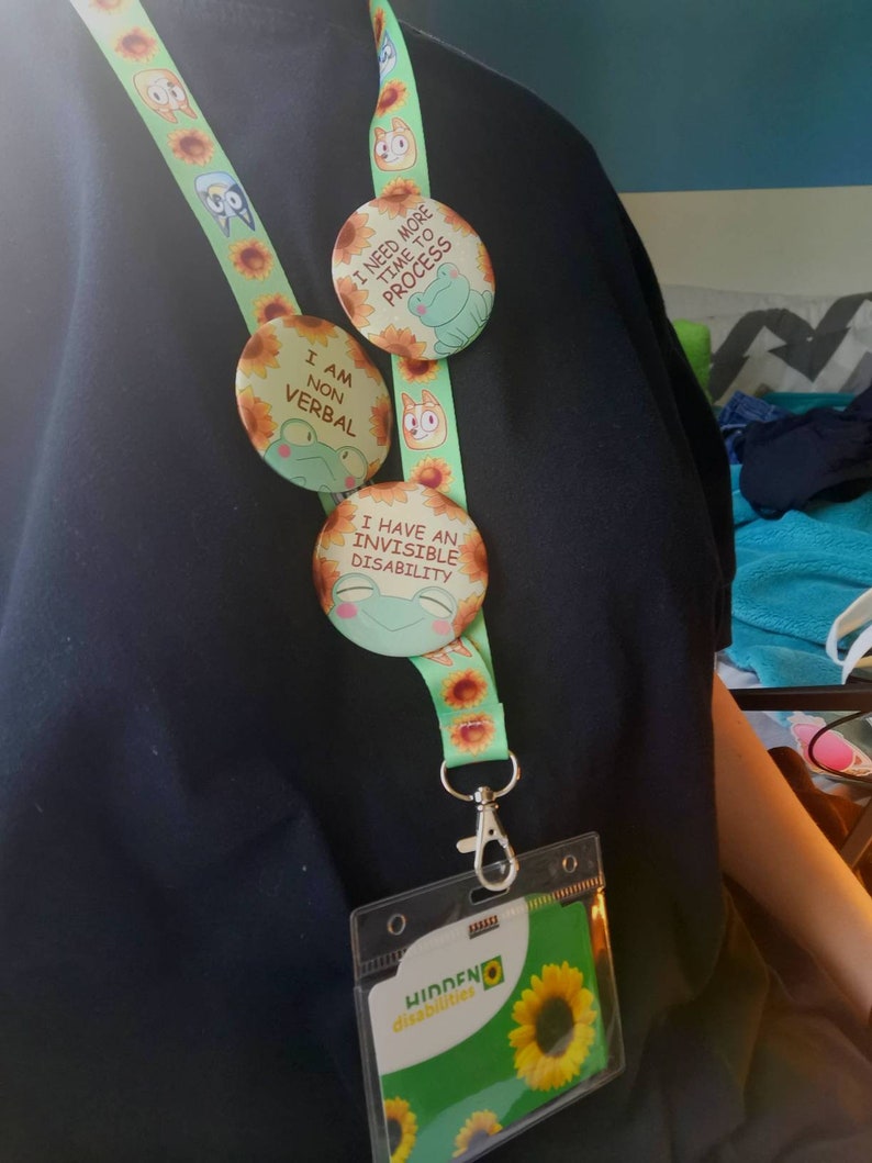 Bluey Invisible Disability Lanyard Etsy