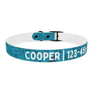 Custom Dog Collar | Personalized Dog Collar | Dog Collar with Phone Number | Custom Print Dog Collar | Custom Design Dog Collar