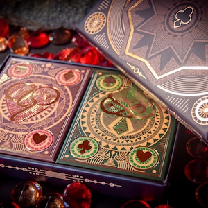 Coffret de pierres précieuses enchantées - Jeux d'émeraude et de rubis - Édition collector numérotée (001-500)