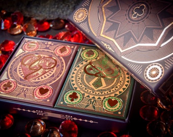 Enchanted Gems Box Set – Emerald & Ruby Decks – Numbered Collector Edition (001–500)
