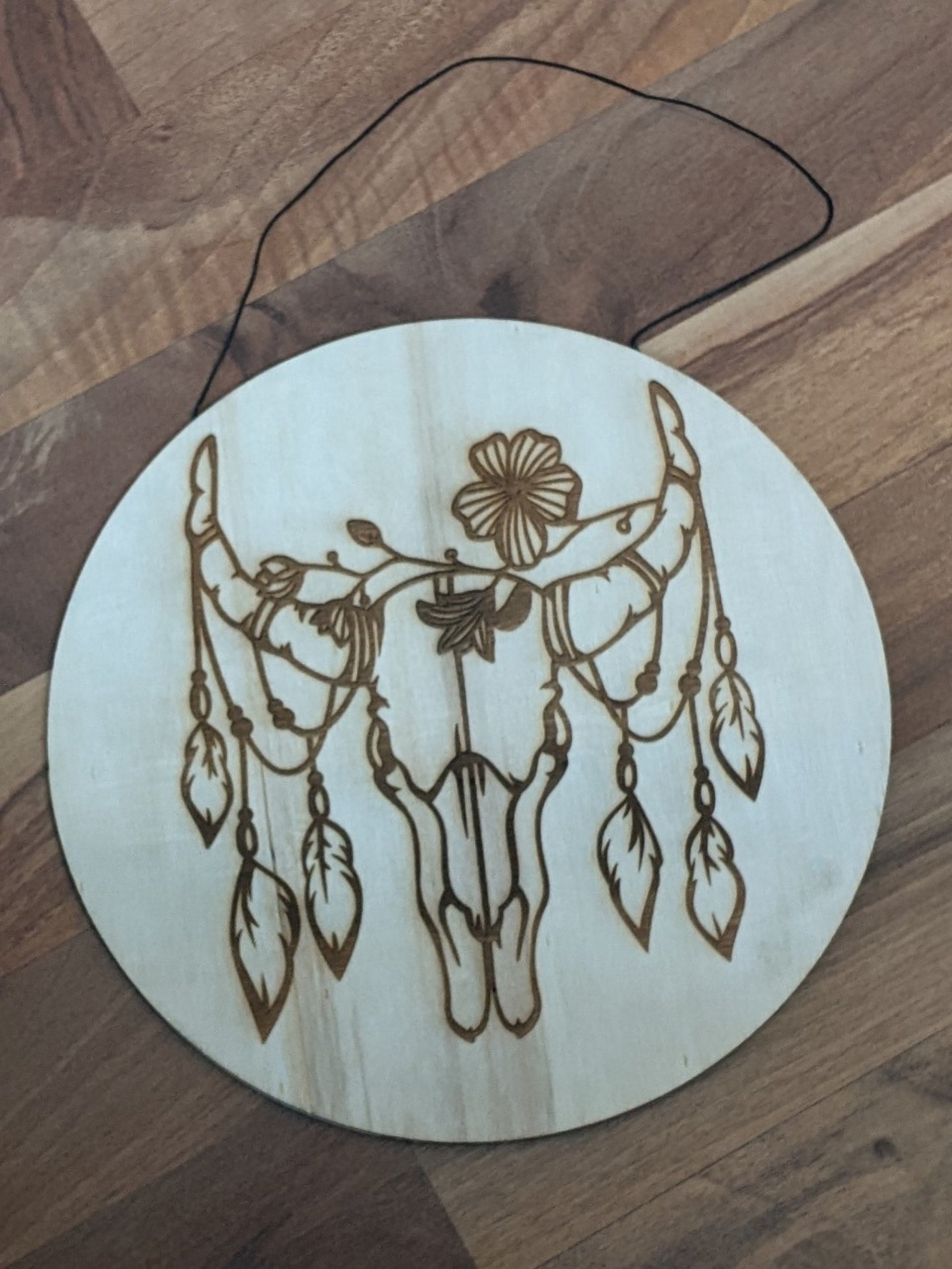 Bull Skull Wall Art Etsy