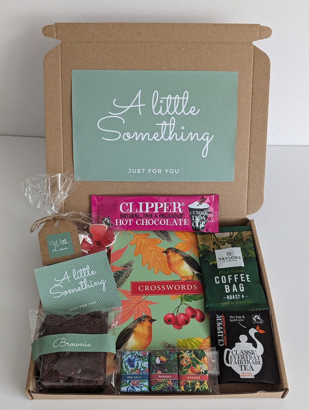 CROSSWORD PUZZLE GIFT / Puzzle Book Gift Box / Treat / Relaxation / Hug