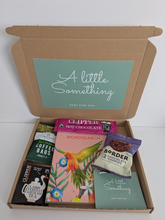 Wordsearch Puzzle Gift Box: Coffee, Tea, Hot chocolate and Biscuits