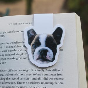 Custom Magnetic Pet Bookmark | Custom Pet Photo Gift | Animal Lover Gift | Personalized Pet Bookmark