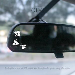 Bee Cluster Decal | Bee Decal | Mini Decals |  Bumble Bee Decal | Vinyl Decal | Rearview Mirror Decal | Weatherproof Vinyl | Car Decal