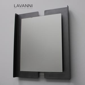 Wall Mirror / Unique Metal Mirror / Handmade Decor / Modern Design / Industrial Decor / Steel Mirror / Elegance Mirror / Decor Mirror