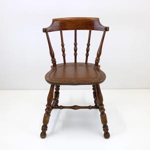 Woden Dining Chair / Chair By Stol Kamnik / Vintage Farmhouse Chair / Pub Style Dining Chair / Country Chair / Rustic Chair 60s