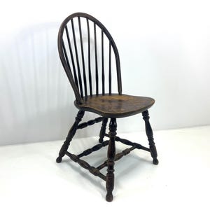 Vintage Wooden Chair / Dining Chair / Farmhouse Chair / Mid - Century Modern Chair 60s / Beech Chair / Country Chair