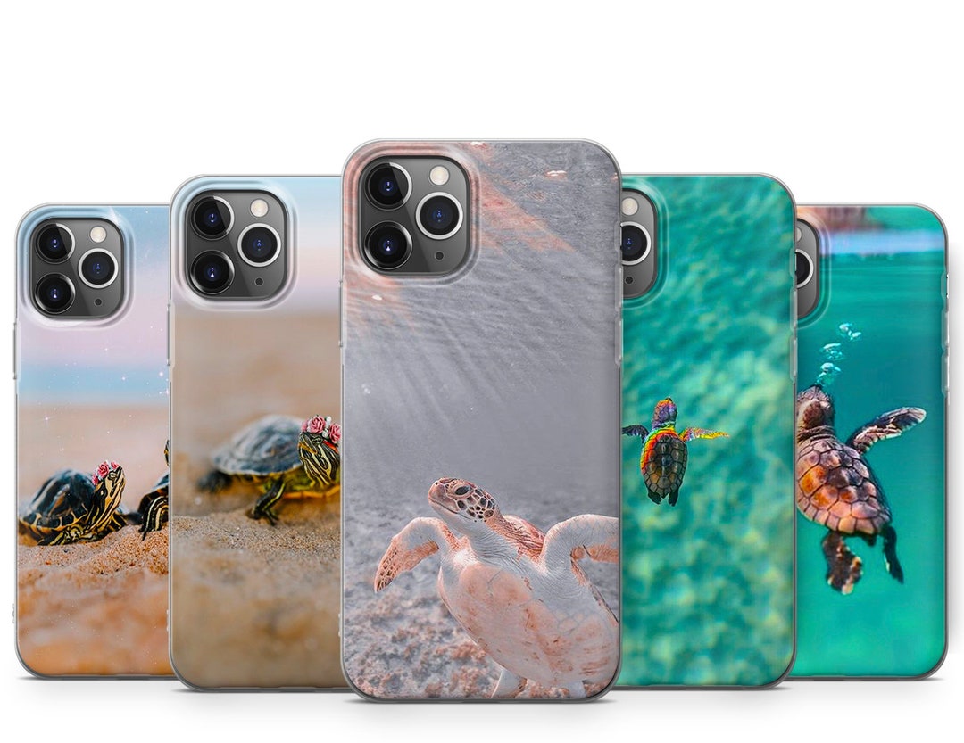 Little Turtles Phone Case Sea Turtles Phone Cover for iPhone 15 14 13
