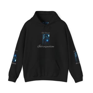 Tarot The Hermit Hoodie, Mystical Tarot Sweatshirt, Unisex Tarot Hooded Sweatshirt, Tarot Card Isolation Jumper, Spiritual Tarot Pullover,
