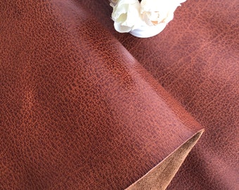 2.0mm Tan Brown Italian Veg Tan Leather Full Grain Double Shoulders 100% Real Cowhide Sheets