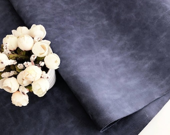 Blue Smooth Italian Pull Up Full Grain 100% Calfskin Real Cowhide Leather Sheets Multiple Sizes