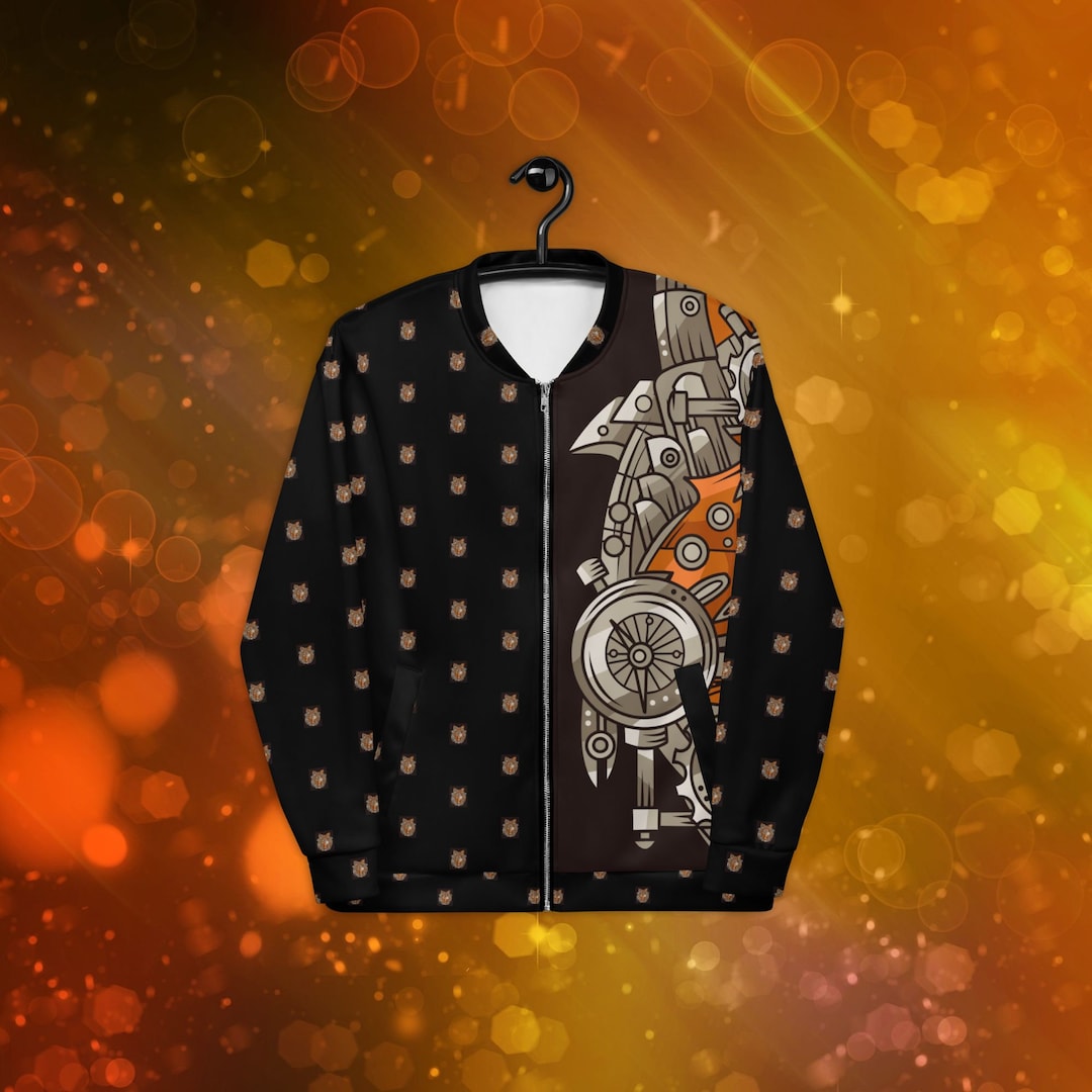 Fox Bomber Jacket Embrace Your Wild Side With This Stylish Etsy