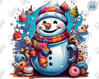 Frosty Fandango Extravaganza: Snowman PNG - Join Frosty's Fandango for an Avalanche of Laughs, Winter Artistry, and Christmas Festivities